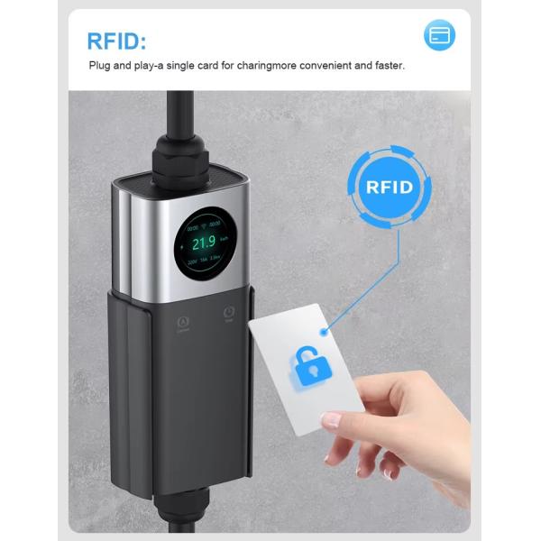 Station de recharge pour véhicules électriques de type 2 de 7 kW montée sur le mur Certifié CE