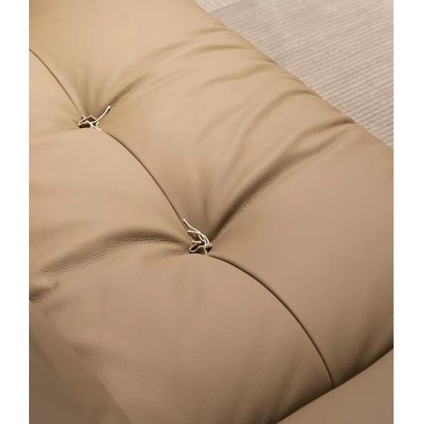 Latest Design 3-Seater Luxury Leather Couch Living Room Sofas Home Furniture