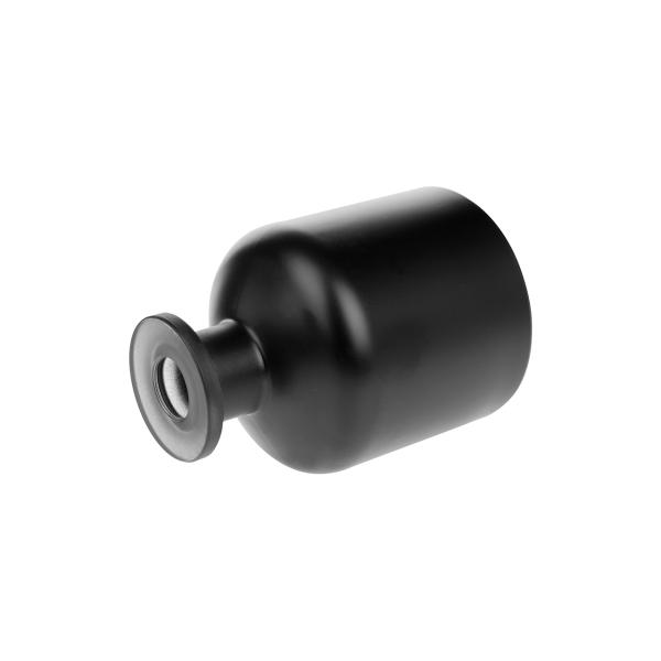 Botellas de perfume de cristal negras de Bruselas con la decoración del hogar de la impresión