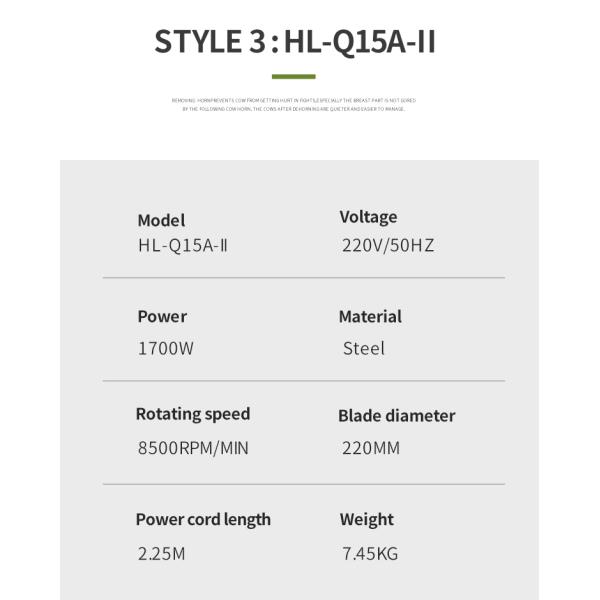 Horn Removal Tools 220mm Blade Dia.  Cow Dehorner Designed for Livestock Management