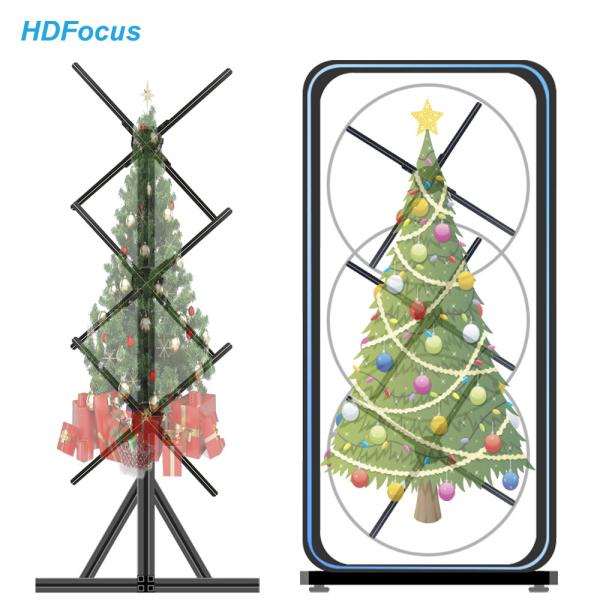 65cm 16GB Storage 1080p 4 Blades LED Hologram Projector Fan With Wifi and Cloud Based 3D for Indoor Events and Store Sign
