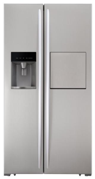 550L Stainless Steel Saving-energy Double Doors Side By Side Refrigerator With Ice Maker and Home Bar