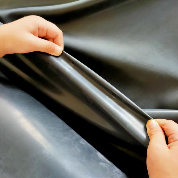 Eco-friendly very thin 0.4mm softly non-toxic black latex rubber sheet