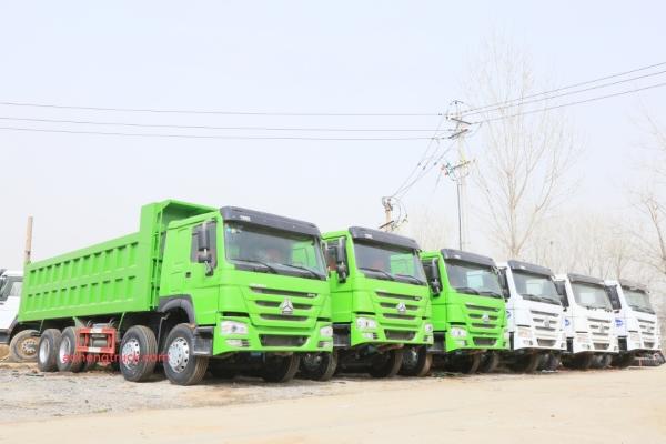                  Used HOWO Dump Truck 375 371 6*4 8*4 Tipper Middle Lift 12 Wheels Secondhand Sinotruk Chinese Brand Made in 2020             