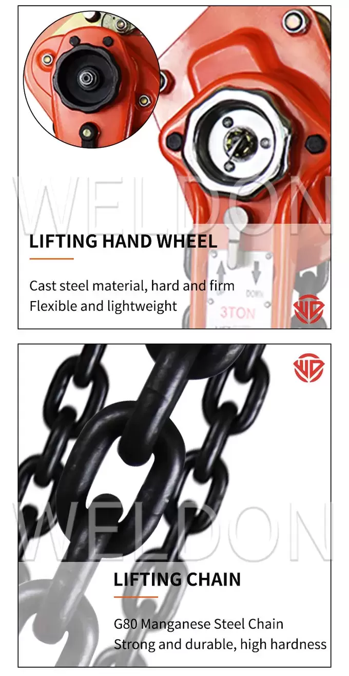 0.5Ton - 9Ton Lever Chain Block VT Type Ratchet Lever Hoists