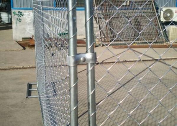 6'X12' Galvanized Chain Link Fence Panels For Commercial Construction