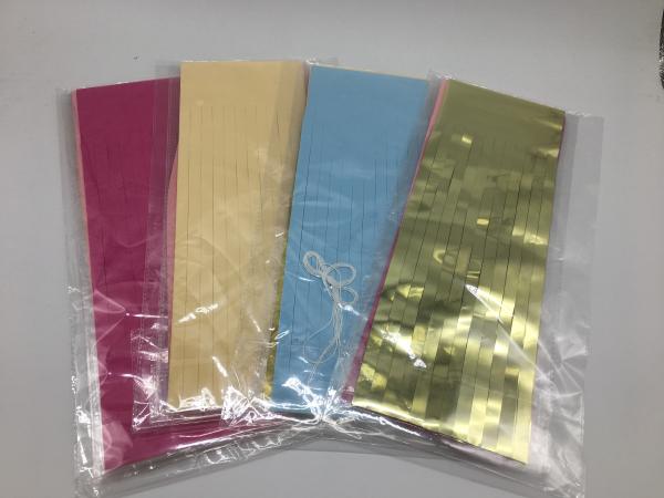 Custom Printed Paper Letter Festival Party Decorations Wedding Party Banners And Tassel