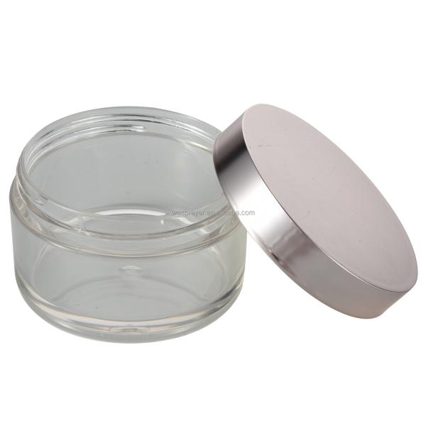 Косметическая банка круглая с воротником из PETG/ABS для 15 г, 3 г, 50 г, 100 г эффективных косметических продуктов