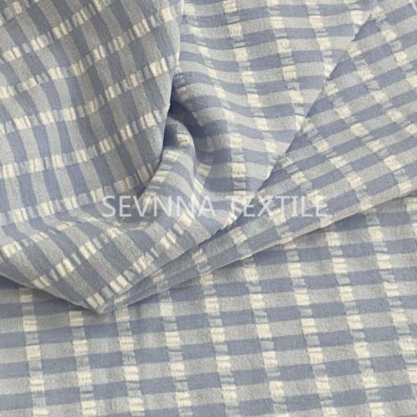 Eco a nervuré la largeur réutilisée du tissu 130CM de tenue de plage de vêtements de bain