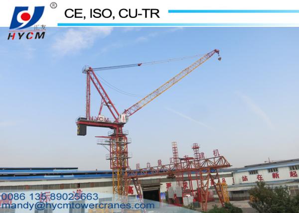 D80 Jib Luffing Tower Crane with 40m Boom 1.5t End Load and 6t Max. Load