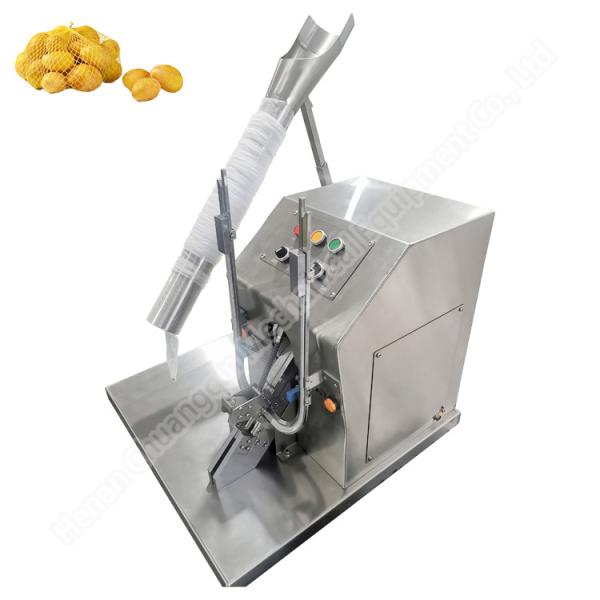 Semi-Automatic Potatoes Mesh Bag Packing Machine Net Bag Onion Packing Machine Net Bag  Lime Orange Garlic Tying Machine