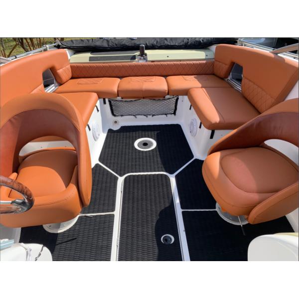 Водоустойчивая кожа Pvc для кожи драпирования места шлюпки автомобильной синтетической