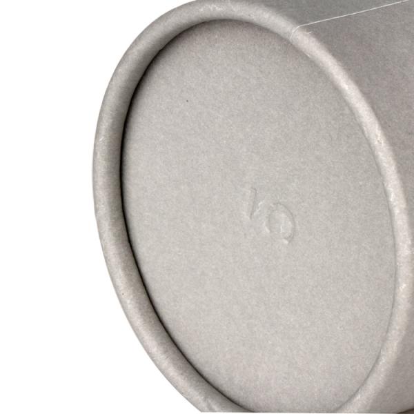 OEM White Cosmetic Cardboard Tube Packaging with Silk Screen Printing