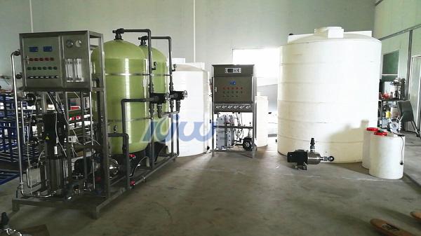 Sistema comercial de Edi Reverse Osmosis Pure Water 3 toneladas pela hora