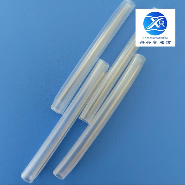 Transparent Fiber Optic Cable Protection Sleeve Double Steel Rod