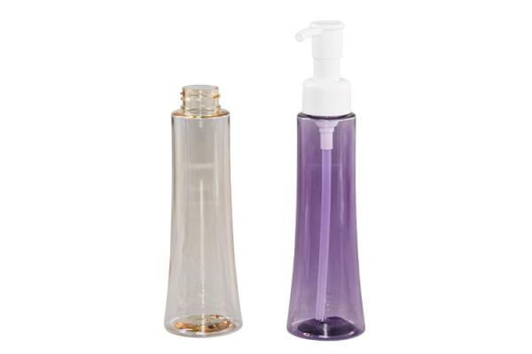 PET cleanser oil pump bottle 100ml  PCR material packaging