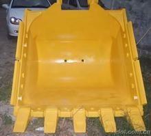 Fuerza Q355 Excavador cubo con Hardox400 Dientes Amarillo/Negro Color para trabajos pesados
