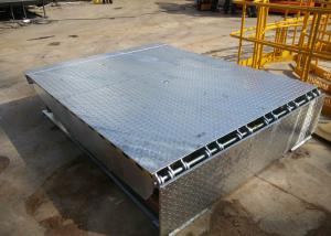 Leveler de doca elétrico hidráulico galvanizado do mergulho quente com