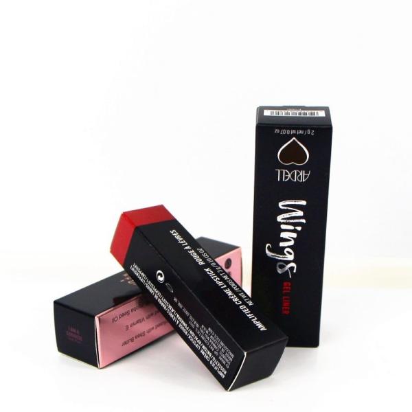 Die Cut Cosmetic Packing Box , Custom Lipstick Packaging Boxes ROHS ISO Certificate