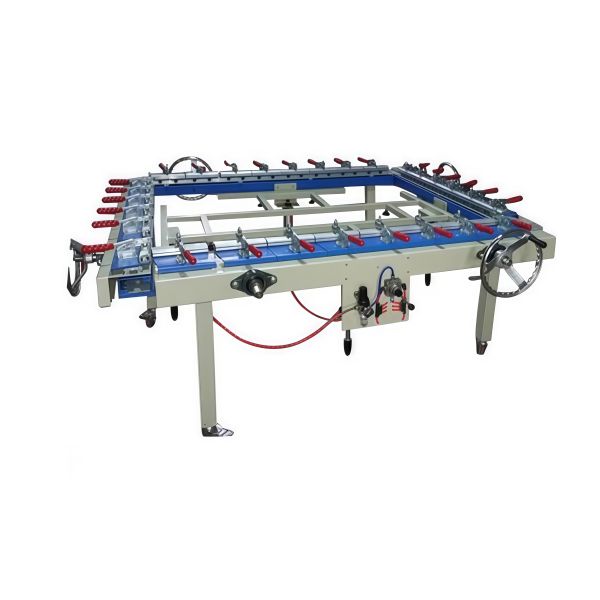 30 Clamp Precise Mechanical Screen Stretcher Machine For Screen Printing