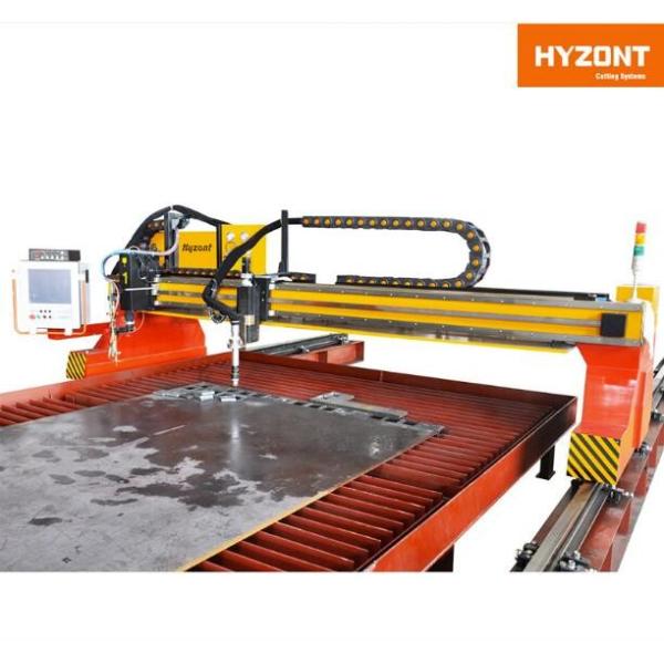 Automatic Gantry Flame CNC Plasma Cutting Machine 3000mm Beam Width