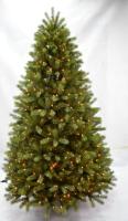 Árbol de navidad artificial realista de los 7.5FT con las luces claras 800UL