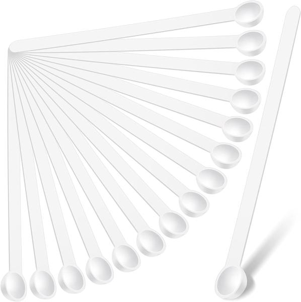 Teaspoon Micro Scoops 150 Milligram Mini Measuring Spoons Plastic Scoop For Measuring Cosmetics, Medicines