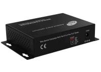 Convertisseur de média Ethernet POE 10/100/1000 Mbps avec 1 SC et 4 ports Ethernet