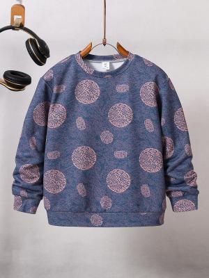 Outdoor Crewneck Kids Hoodies Sweatshirts Machine Washable 400gsm