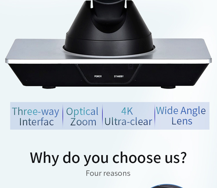 Conference Room Meeting Solution High Definition SQ-HD600-4K Video Communication Camera Series Dedicated For Video Conferencing