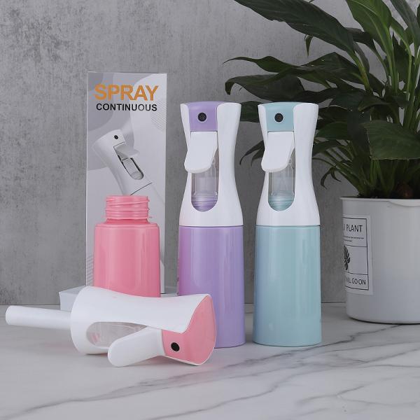 Bouteille continue de jet de la vente 200ML d'injection de Matte Fine Mist de cheveux de pulvérisateur de bouteille de l'eau vide en plastique chaude de coiffure