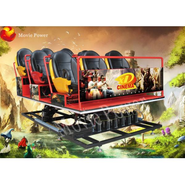 Full set 6-12 Dynamic Seats 5d Mobile Cinema With Specially Effect