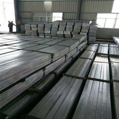 High Strength Galvanized Steel Channel , Black / Galvanized Flat Bar