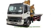 ISUZU Caravan Outdoor Mobile Camping Truck With Living Room for 5-6 men top replacement air fan and  solar panel