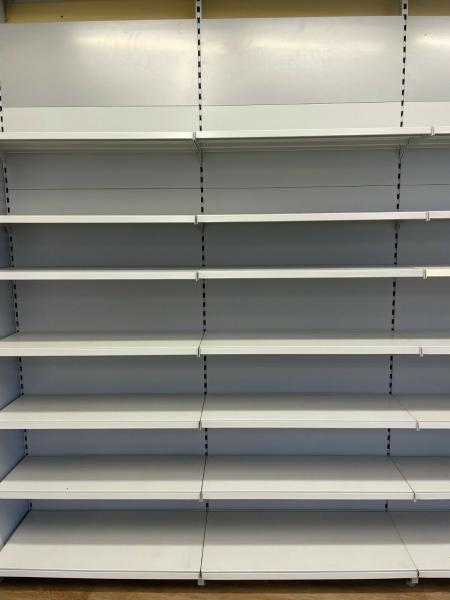 37CM Grocery Shop Display Stands Gondel Regale 100kg Gondola Shelving For Liquor Store
