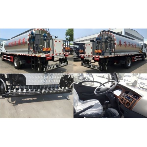 10000L truck-mounted tack hot bitumen pressure asphalt emulsion distributor trailer sprayer truck