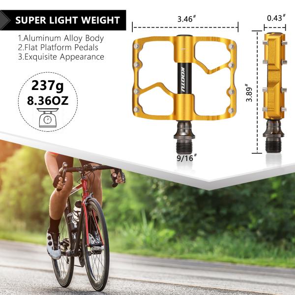 Ultralight Bike And Cycle Accessories Pedals 230g Universal