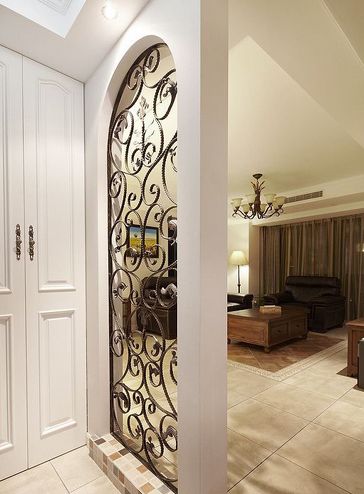 Декоративное чугунное стекло для агона двери заполнило сформированный размер дюйма 22*64