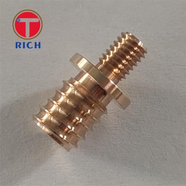 Bronze do metal do Cnc da máquina de gerencio do Cnc para o conector do sensor