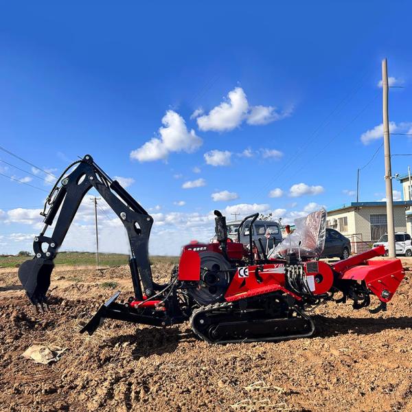 35 HP Garden Mini Crawler Tractor HYCT-25D With Front Dozer