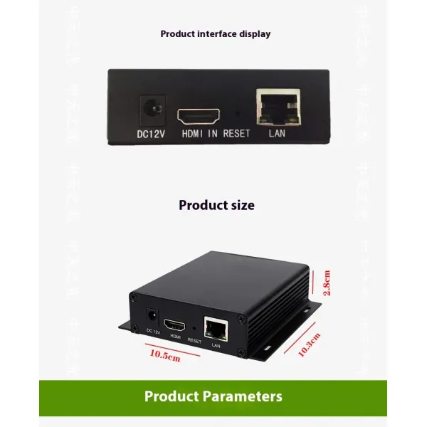 4K HDMI Ultra HD Live Video Encoder For High Definition Live Streaming