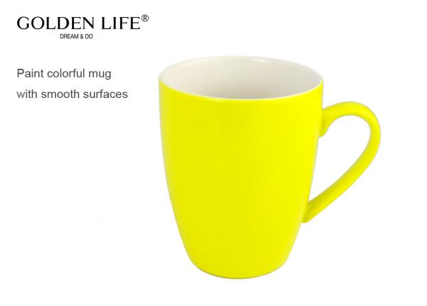 Coffee Mug Set Set of 6 Large-sized 16 Ounce Ceramic Coffee Mugs Restaurant Coffee Mugs By spray paint with smooth surfa