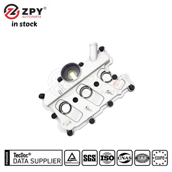 ZPY Engine Valve Cover Left with Gasket for Audi VW Porsche 06E103471P