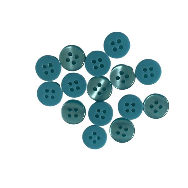 16L Shirt Buttons with chalk back green color Use On Shirt Clothing