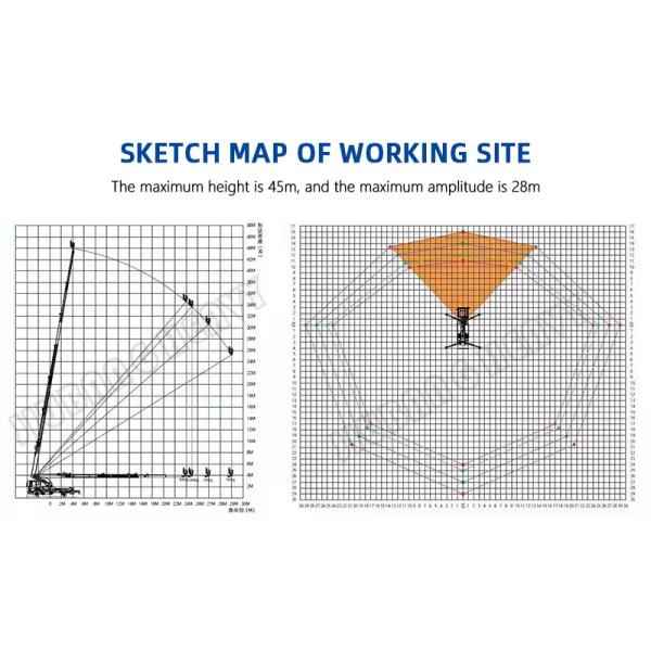 GKS45 45m Dongfeng AERIAL LIFT автовышка кран-манипулятор на базе грузового автомобиля