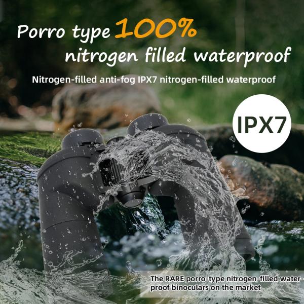 10x50 12x50 Large Eyepiece Waterproof HD Binoculars Telescope With Bak4 Prism