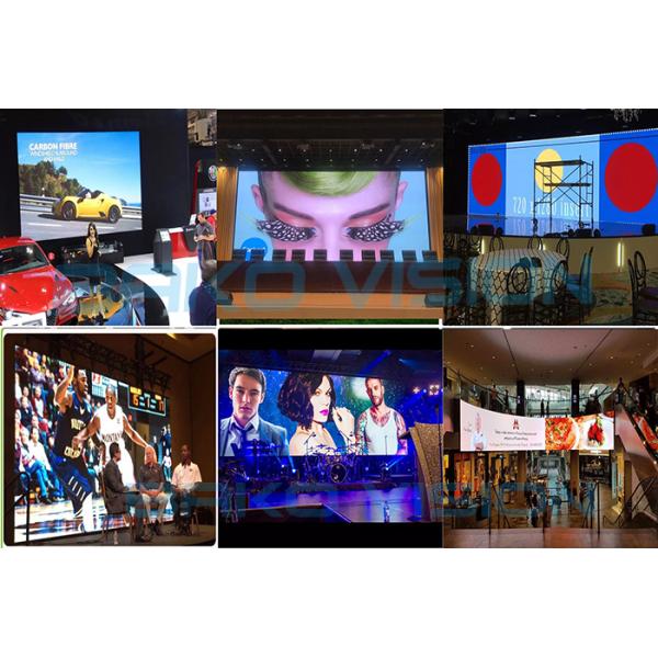 Advertising High Brightness Led Display 1/32 Scan P2.6 Seamless Electronics Stage