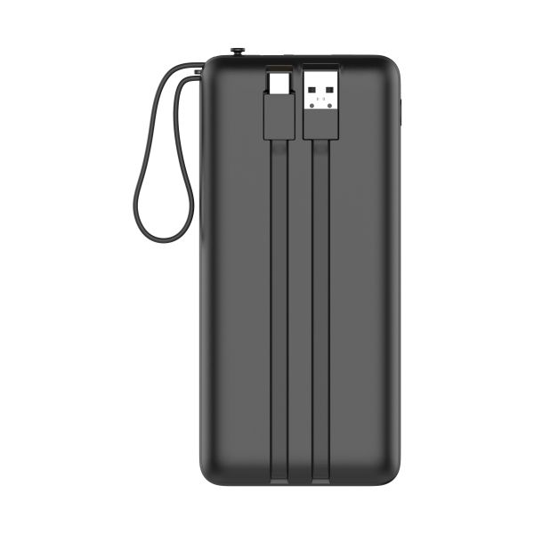 20000mAh Portable Power Bank 22.5W Digital Display USB Input 3 Cables