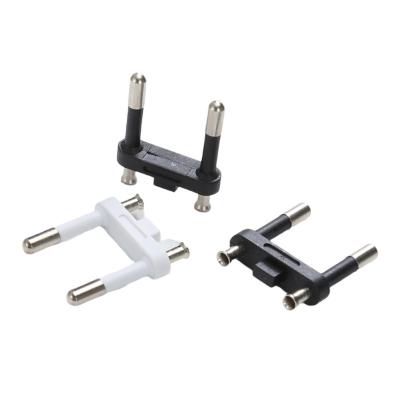 Extension Switch VDE Plug Insert NBR 4MM 10A 2 Pin 2 Pole 2 Prong