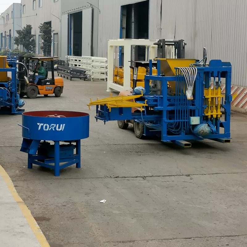 Safety QT4-15 Automatic Block Machine High Efficiency Customization